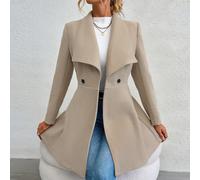 Soprabito collare a cascata con doppio bottone L,M,S,XSColore unicoTessuto intrecciato