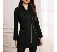 Soprabito collare a cascata con zip L,M,S,XLColore unicoTessuto intrecciato