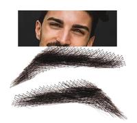 Sopracciglia Artificiali - Postiza Cejas Capelli Veri | 1 Paio Di Estensioni Per Sopracciglia, Sopracciglia False In Pizzo Riutilizzabili, Estensioni Del Sopracciglio Traspirante Per Il Trucco Di Nata