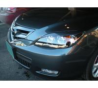 Sopracciglia Eyelids Anteriore Fari Per MAZDA 3 HATCHBACK E AXELA GRIGIO 28B