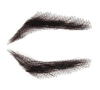 Sopracciglia finte - Sopracciglia finte in capelli umani, dall'aspetto naturale, extension riutilizzabili per sopracciglia in veri capelli, sopracciglia traspiranti per uso quotidiano, cosplay e