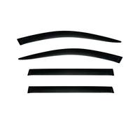 Sopracciglia for finestrino auto compatibile con VW Passat Alltrack B8, strisce cromate for finestrini, strisce luminose(B8 2016-2022 Black)