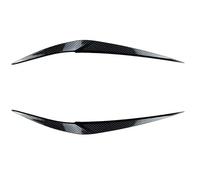 Sopracciglia per fari per BMW X1 F48 F49 2015 2016-2021 2022 Palpebre per fari Kit carrozzeria in plastica ABS Spoiler Sopracciglia Nere Lucide