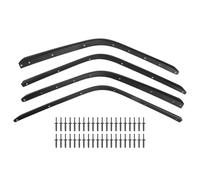 Sopracciglia Ruota Prolunghe Per Parafanghi Anteriori E Posteriori Strisce Decorative Per Jeep Per Wrangler Per Gladiator JT 2018-2023(High Fender Version)