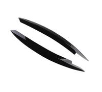 Sopracciglio del faro dell'auto ZDPVK For VW, for Golf VI MK6 GTI GTR GTD 2008-2013, faro anteriore for auto, palpebra copri-sopracciglio, finitura ABS nero lucido(Glossy Black)