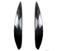 Sopracciglio del Faro per Smart Fortwo Forfour 453 2015-2021 Adesivi per sopracciglio del Faro dell'auto Rivestimento Decorativo in Fibra di Carbonio