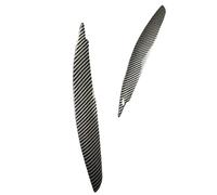 Sopracciglio Faro Auto Per BMW E81 E82 E87 E88 2004-2014 Adesivi Per Fari Anteriori Effetto Carbonio ABS Nero Lucido Sopracciglia Per Per Auto Palpebre Trim(Carbon Look)