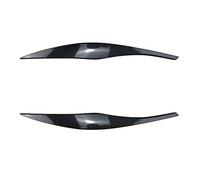 Sopracciglio Faro Auto Per BMW Serie 3 E90 E91 2005 2006 2007 2008 2009 2010 2011 ABS Gloss Nero Faro Sopracciglia Palpebra Berlina/Touring 2 Pezzi Faro Palpebra Auto Palpebra
