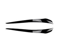 Sopracciglio Faro Auto Per BMW Serie 3 E92 E93 LCI 2010-2012 Lampada Faro Dell'auto Sopracciglia Copertura Trim Adesivi Auto Palpebre Coperchi ABS Gloss Nero 2 Pezzi Faro Palpebra Auto Palpebra(Gloss