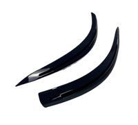 sopracciglio faro auto Per BMW Serie 5 E60 E61 520i 525i 530i 540i 545i 550i M5 2003-2008 2009 2010 Adesivi ABS Auto Faro Sopracciglio Palpebre Sopracciglia per fari(Gloss Black)