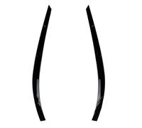 sopracciglio faro auto Per Per Tiguan MK1 2011 2012 2013 2014 2015 2016 Auto Faro Anteriore Lampada Sopracciglio Palpebra Esterno Trim Tuning Sopracciglia per fari(Gloss Black)