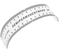 Sopracciglio Righello Portatile Trucco Permanente Plastica Ricamo Misura Modello Stencil Lady Styling Guida Bellezza