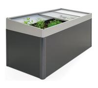 Sopralzo per Aiuola Rialzata in Metallo Biohort Grigio Scuro Metal