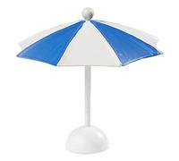 Soprammobile a forma di Ombrellone, Blu/Bianco, 10 x 10 cm