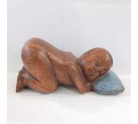 SOPRAMMOBILE DECORATIVO IN LEGNO DIPINTO A MANO FERMA LIBRI CM 23X10X10 H