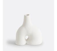 Soprammobile in ceramica H13,5 cm, Pieta Bianco TU