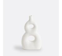 Soprammobile in ceramica H25,3 cm, Pieta Bianco TU