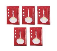 Soprano Saxophone Reeds Forza 2,5 BB Resina Soprano Sax Reeds for Daily Practice Fase Concert Professional Musicians Promerners 5 Pack (Nero) (Bianco) (Giallo)