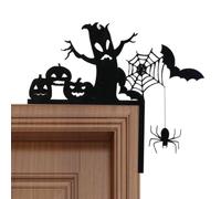 Soprapporta Halloween Gotico Halloween Castello Fantasma Metallo Angolo