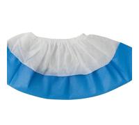 Soprascarpe PP/PE bianco e blu 38 x 17 cm - Scatola da 500 pezzi