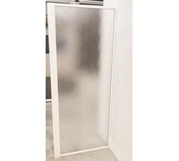 Sopravasca a Bandiera 1 Anta PVC 2mm Serigrafato Stampato Goccia Bianco H 130 70