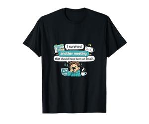 Sopravvissuto a Un Altro Incontro Email Programmer Humor Maglietta