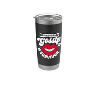 Sopravvissuto ai pettegolezzi di quartiere Bicchiere termico in acciaio inox doppia parete