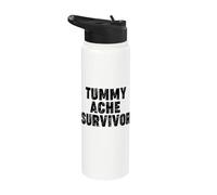 Sopravvissuto al mal di pancia Stainless Steel Insulated Water Bottle