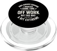 Sopravvissuto alla chirurgia del ginocchio Volevo un po 'di tempo libero dal lavoro, ma questo PopSockets PopGrip per MagSafe