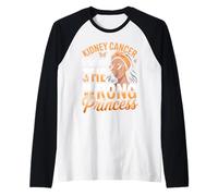 Sopravvissuto alla consapevolezza del Guerriero della Principessa sbagliata del Cancro del Rene Maglia con Maniche Raglan