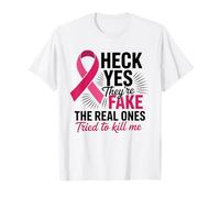 Sopravvissuto alla Mastectomia del Nastro Rosa del combattente del Cancro al Seno Maglietta