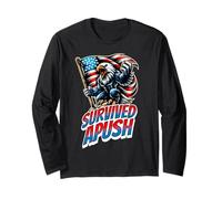 Sopravvissuto APUSH 2026 Scherzo esame AP per studenti Test divertente Maglia a Manica