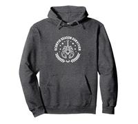 Sopravvissuto della Stagione dello Scorpione: Distintivo dello Zodiaco Felpa con Cappuccio, Unisex per Adulti, Grigio Scuro, XL