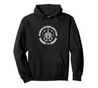 Sopravvissuto della Stagione dello Scorpione: Distintivo dello Zodiaco Felpa con Cappuccio, Unisex per Adulti, Nero, S