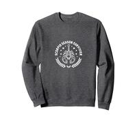 Sopravvissuto della Stagione dello Scorpione: Distintivo dello Zodiaco Felpa, Unisex per Adulti, Grigio Scuro, M