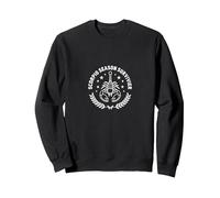 Sopravvissuto della Stagione dello Scorpione: Distintivo dello Zodiaco Felpa, Unisex per Adulti, Nero, XL