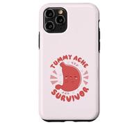 SOPRAVVIVENZA AL MAL DI TUMMY Il mio stomaco fa male Meme divertente Custodia per iPhone 11 Pro