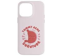 SOPRAVVIVENZA AL MAL DI TUMMY Il mio stomaco fa male Meme divertente Custodia per iPhone 14 Pro Max