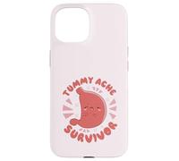 SOPRAVVIVENZA AL MAL DI TUMMY Il mio stomaco fa male Meme divertente Custodia per iPhone 15