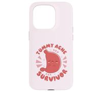 SOPRAVVIVENZA AL MAL DI TUMMY Il mio stomaco fa male Meme divertente Custodia per iPhone 15 Pro