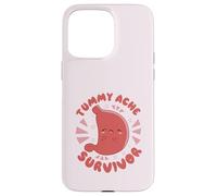 SOPRAVVIVENZA AL MAL DI TUMMY Il mio stomaco fa male Meme divertente Custodia per iPhone 15 Pro Max