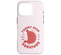 SOPRAVVIVENZA AL MAL DI TUMMY Il mio stomaco fa male Meme divertente Custodia per iPhone 16 Pro