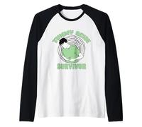 Sopravvivenza al Mal di Tummy Il Mio Stomaco Fa Male Meme Divertente Maglia con Maniche Raglan