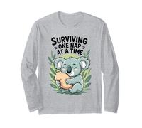 Sopravvivere a un pisolino alla volta - Simpatico Koala assonnato Maglia a Manica