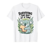 Sopravvivere a un pisolino alla volta - Simpatico Koala assonnato Maglietta