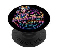 Sopravvivere alla maternità un caffè alla volta PopSockets PopGrip Adesivo