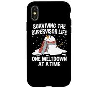 Sopravvivere alla vita del supervisore Un crollo alla volta divertente Custodia per iPhone X/XS