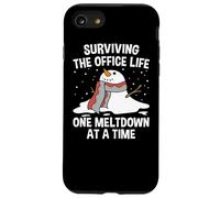 Sopravvivere alla vita in ufficio Una fusione alla volta divertente Custodia per iPhone SE (2020) / 7/8