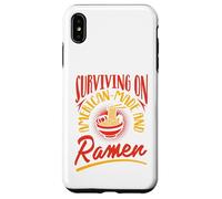 Sopravvivere su americano ... e ramen Custodia per iPhone XS Max