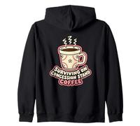 Sopravvivere su Concessione Stand caffè Calcio Mamma Felpa con Cappuccio